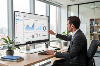 Responsable consultant un tableau de bord de risques et de conformité